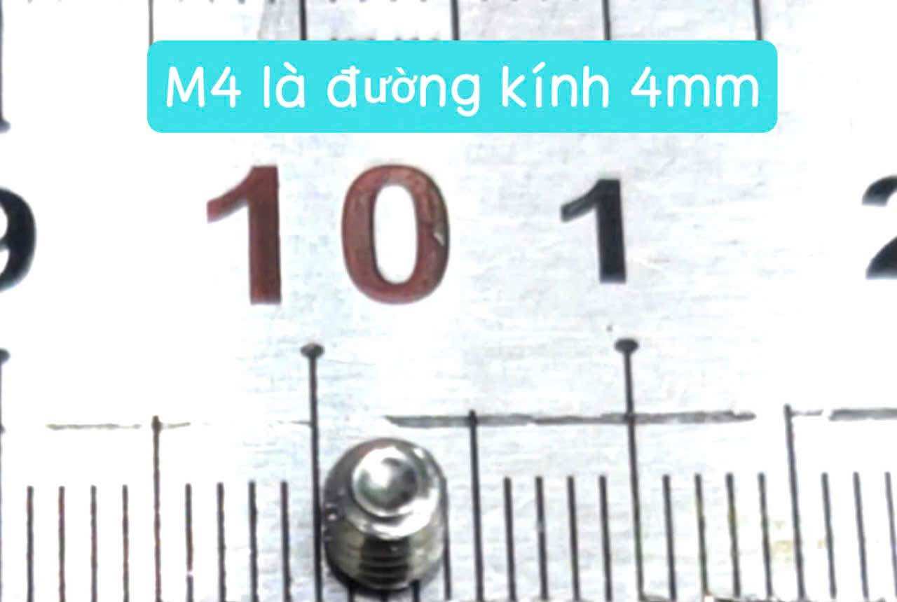 Ốc lục giác chìm M4-M5-M6-M8 (ốc lục giác không đầu) SS304