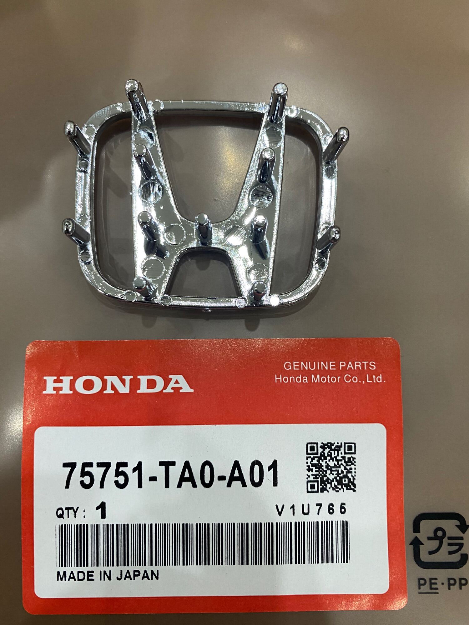 (Hàng đẹp) Logo túi khí Honda Civic 2006 - 2011, CRV 2007 - 2012, phụ tùng ô tô Honda Accord 2003-2015, Civic 2012-2015( logo vô lăng) Biểu tượng chữ H