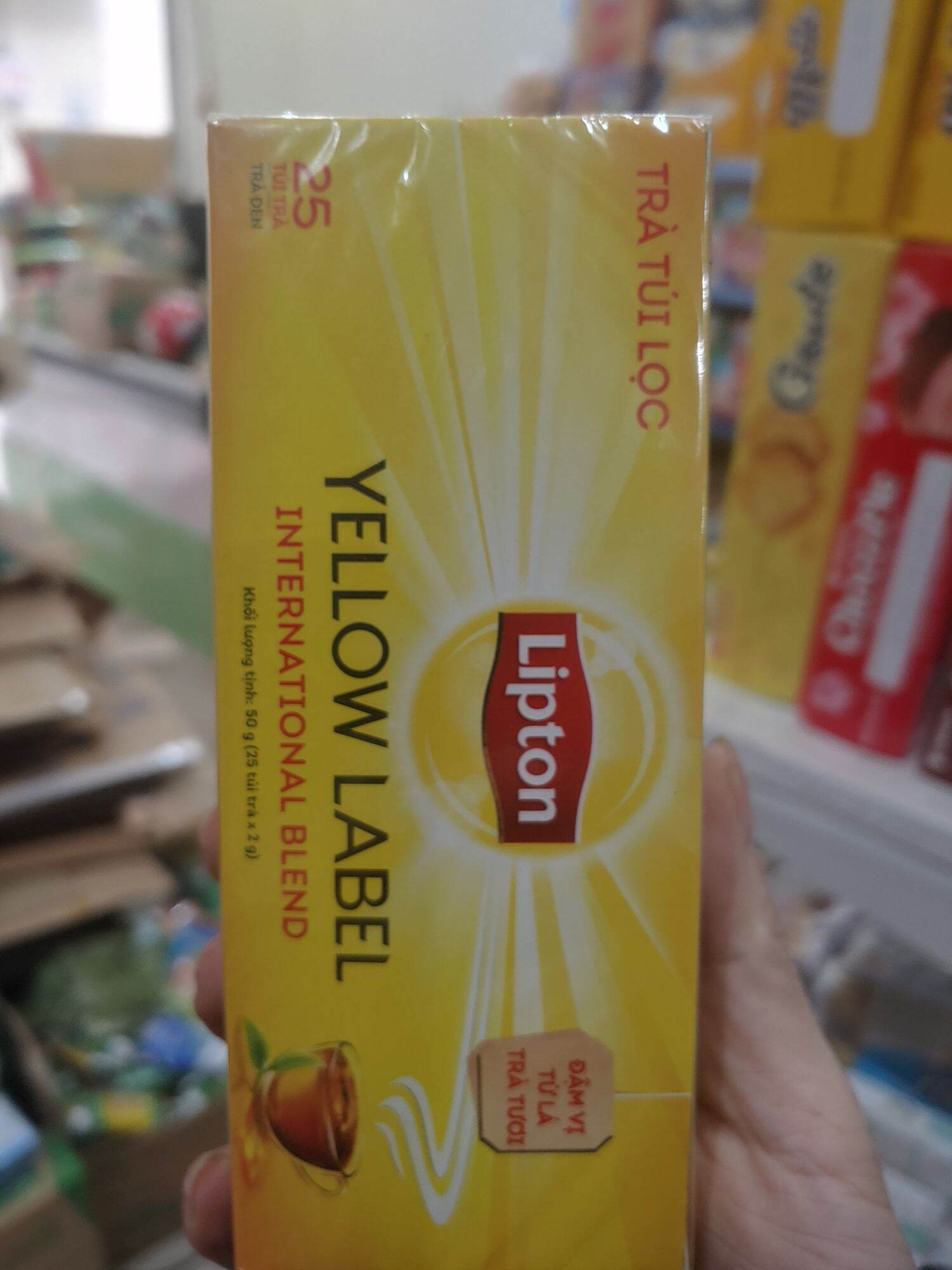 Trà Lipton nhúng hộp 25 gói