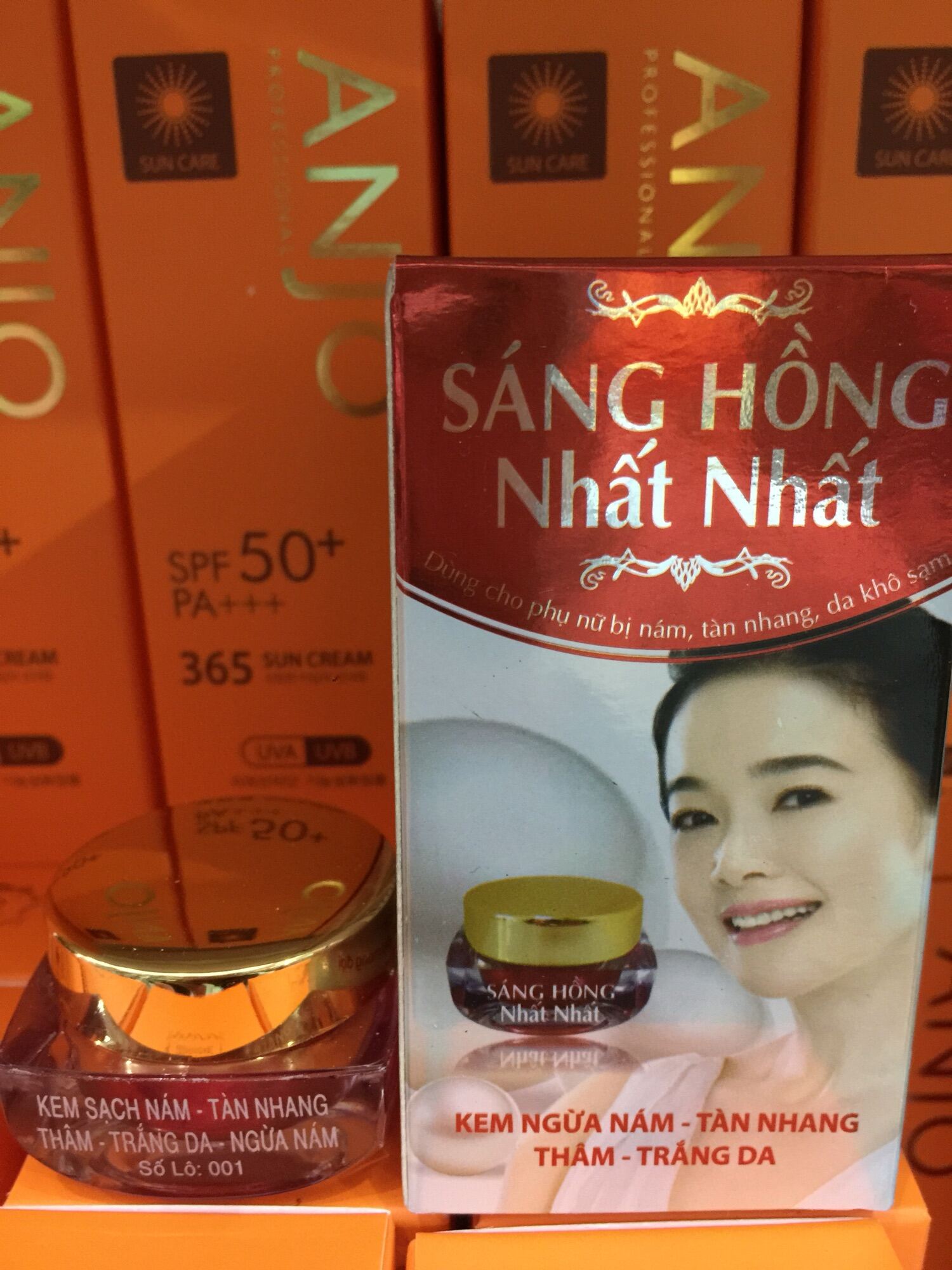 [HCM]KEM SÁNG HỒNG NHẤT NHẤT NÁM-TÀN NHANG 12g nhập khẩu