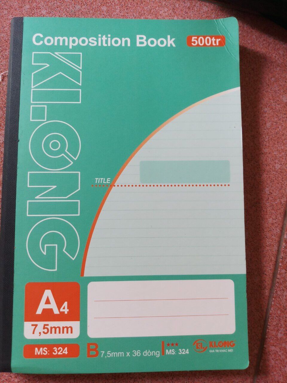 Sổ klong a4 mã số 324 56k 1 quyển
