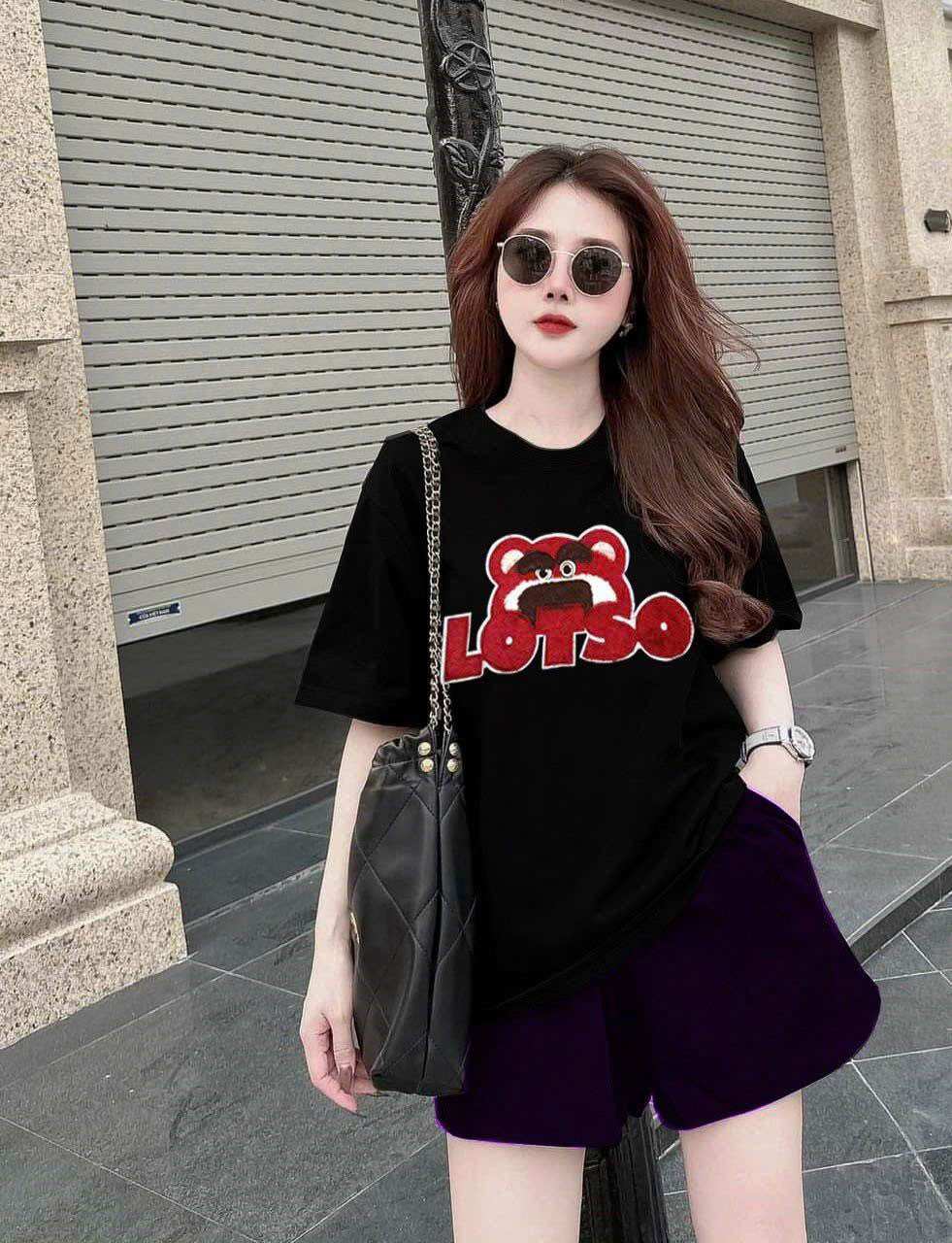 SÉT BỘ SHORT COTTON THÊU LOGO Q CHÂU CAO CẤP