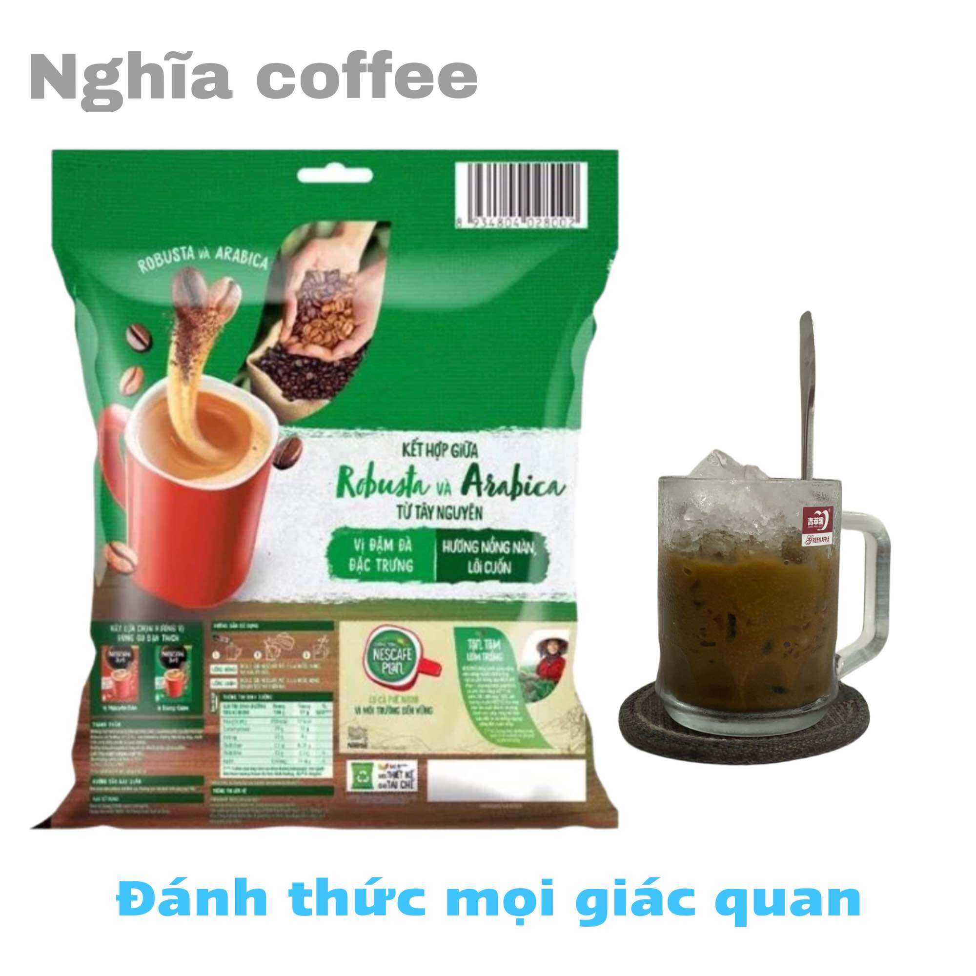 1 Bịch NESCAFÉ Hoà Tan - Vị Rang Đậm ( 46 gói - 17g )
