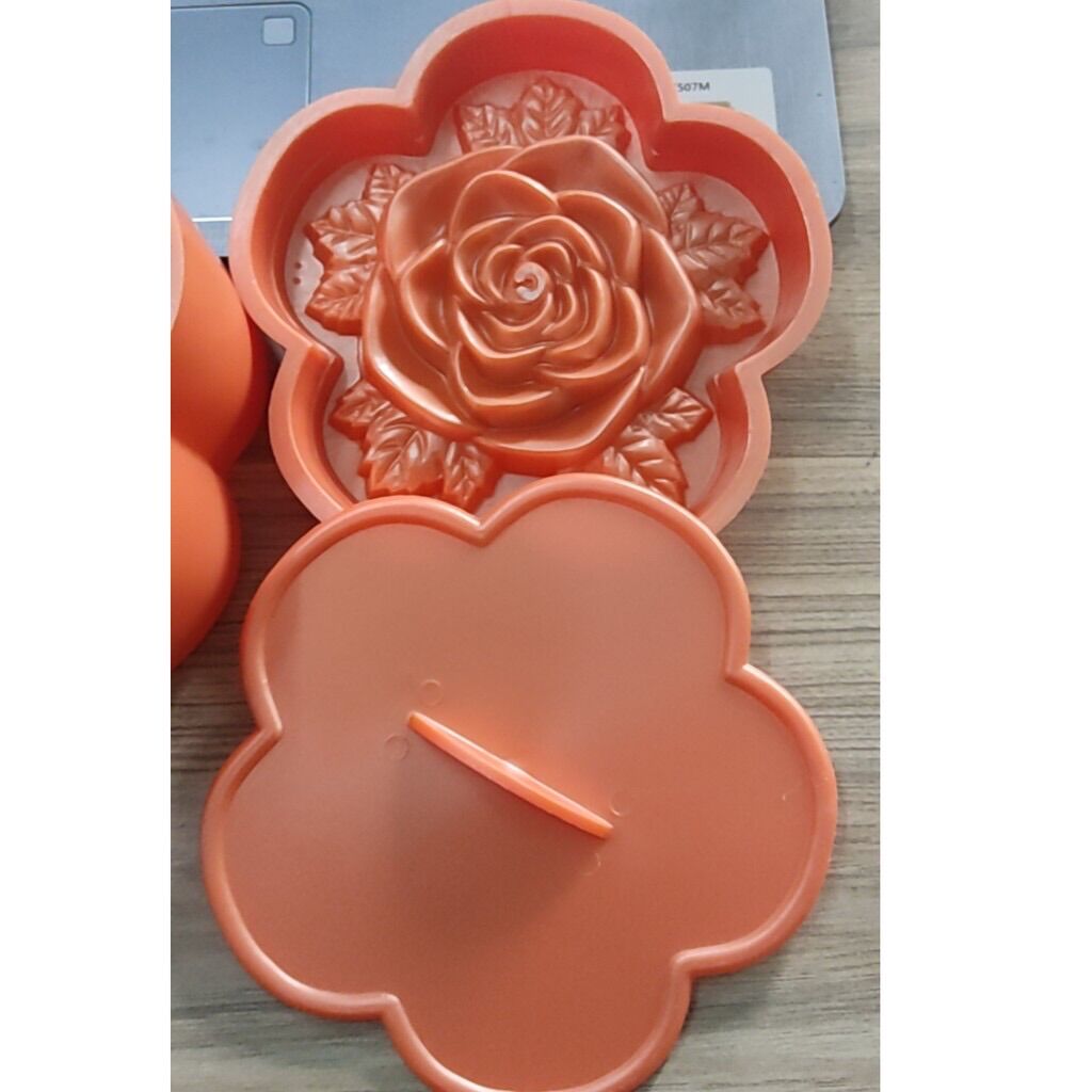 Khuôn xôi Mai hình hoa Hồng 16cm nhựa cao cấp Ngọc Lan