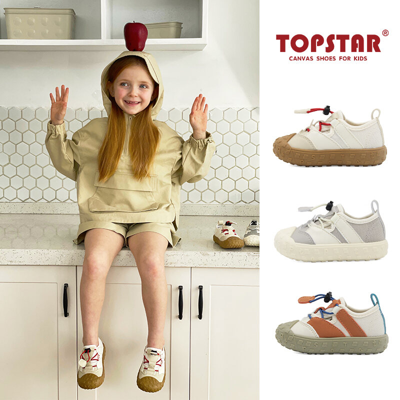 Giày Slip-on Trẻ Em Topstar Mềm Đáy Chống Trơn Trượt Giày Thể Thao Cho Bé Trai Và Bé Gái Vải Thoải M