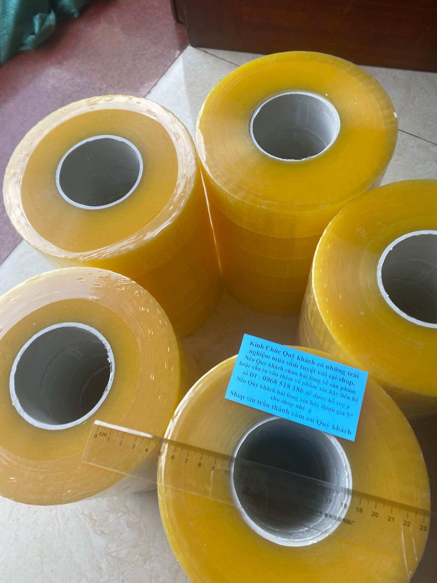 Băng Dính Loại 1kg Lõi Mỏng 3mm