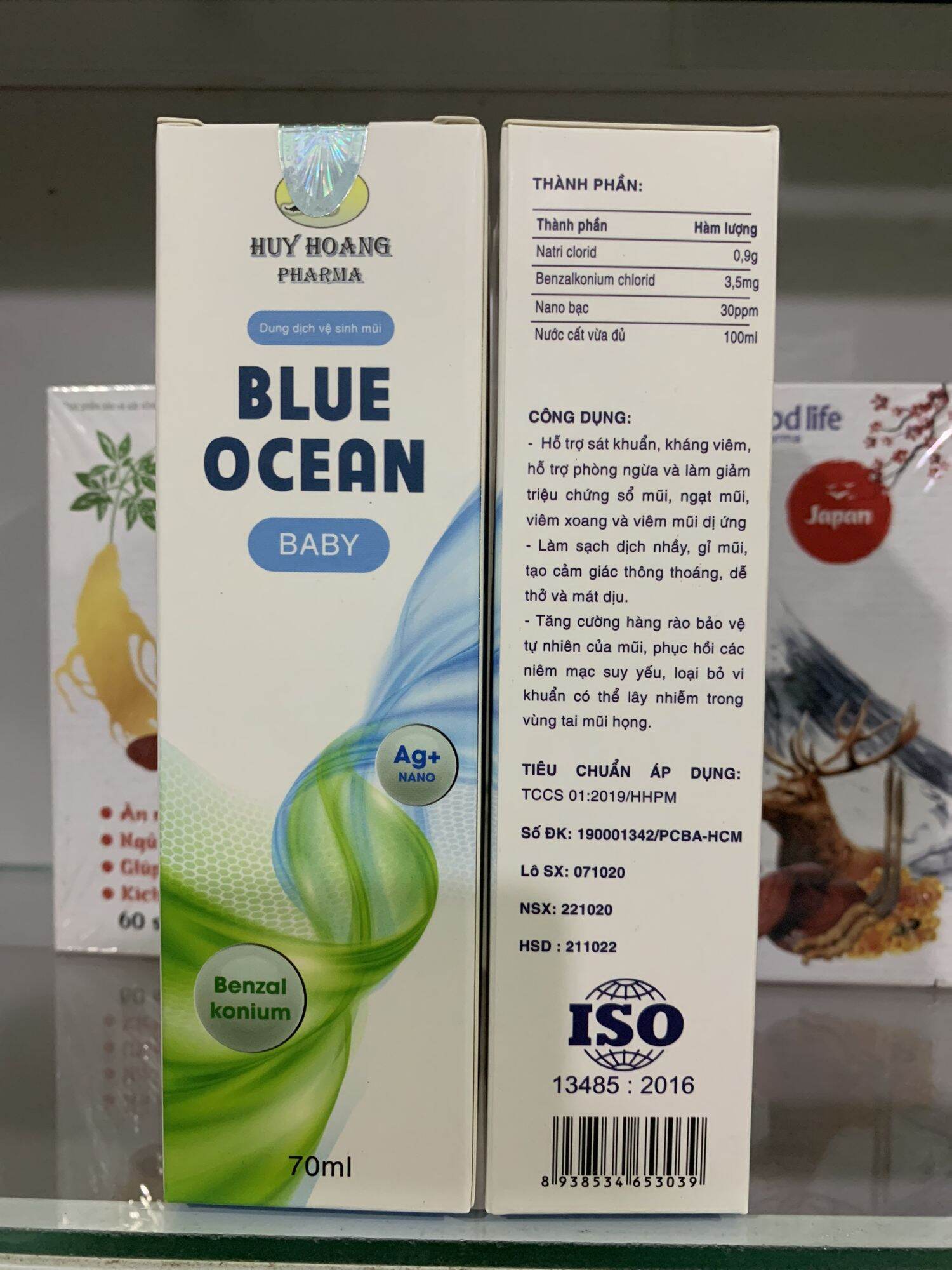 Xịt mũi Sát khuẩn blue ocean baby ( trẻ em)