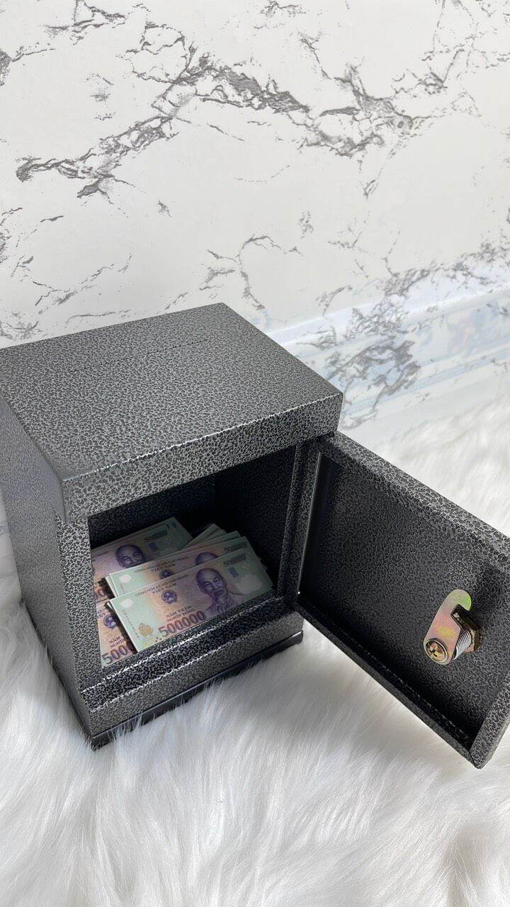 ống heo sắt mini tiết kiệm tiền 15*20