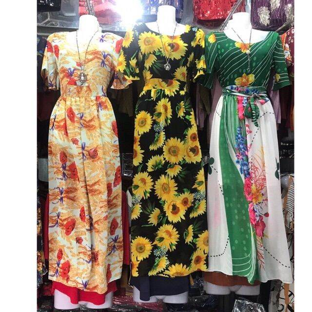 🌻 ĐẦM MAXI HOA - Silk Thái 🌻