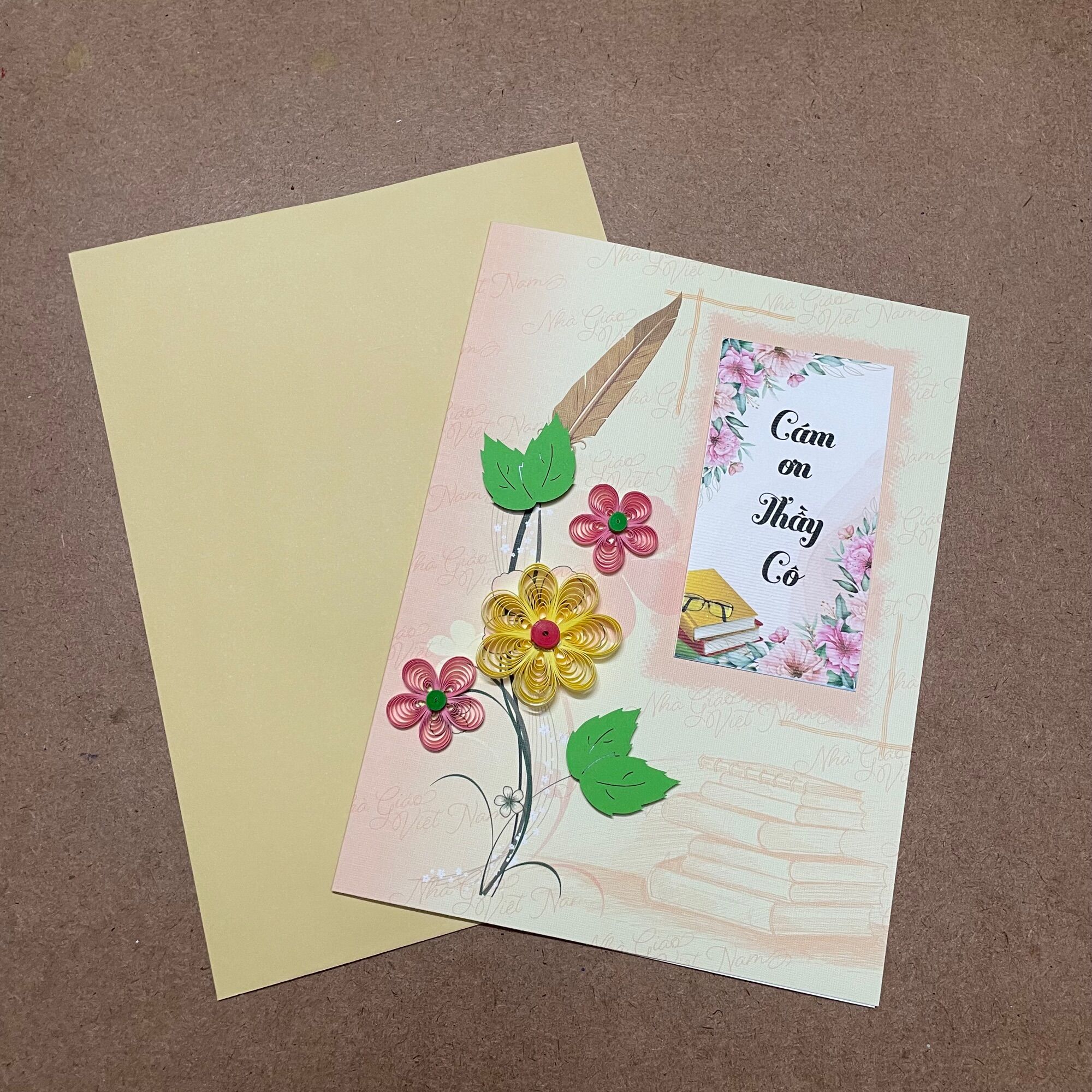Thiệp handmade chúc mừng ngày 20/11 cỡ lớn