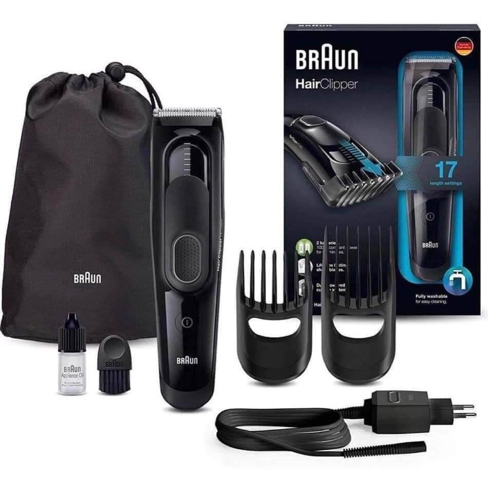 🇩🇪️Hang hot Tông đơ cắt tóc Braun HC5050 ve kho lo moi Gia ban: 1600k 👉Bộ tông đơ cắt tóc Braun HC