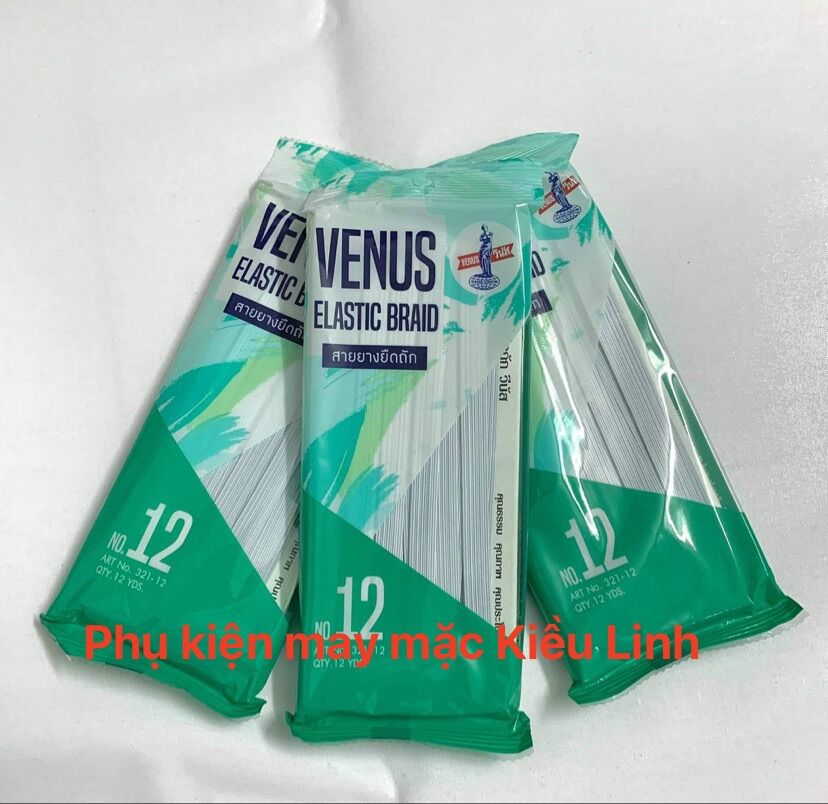 10m thun cao cấp số 12 luồn quần hàng Thái Lan khổ rộng 1cm