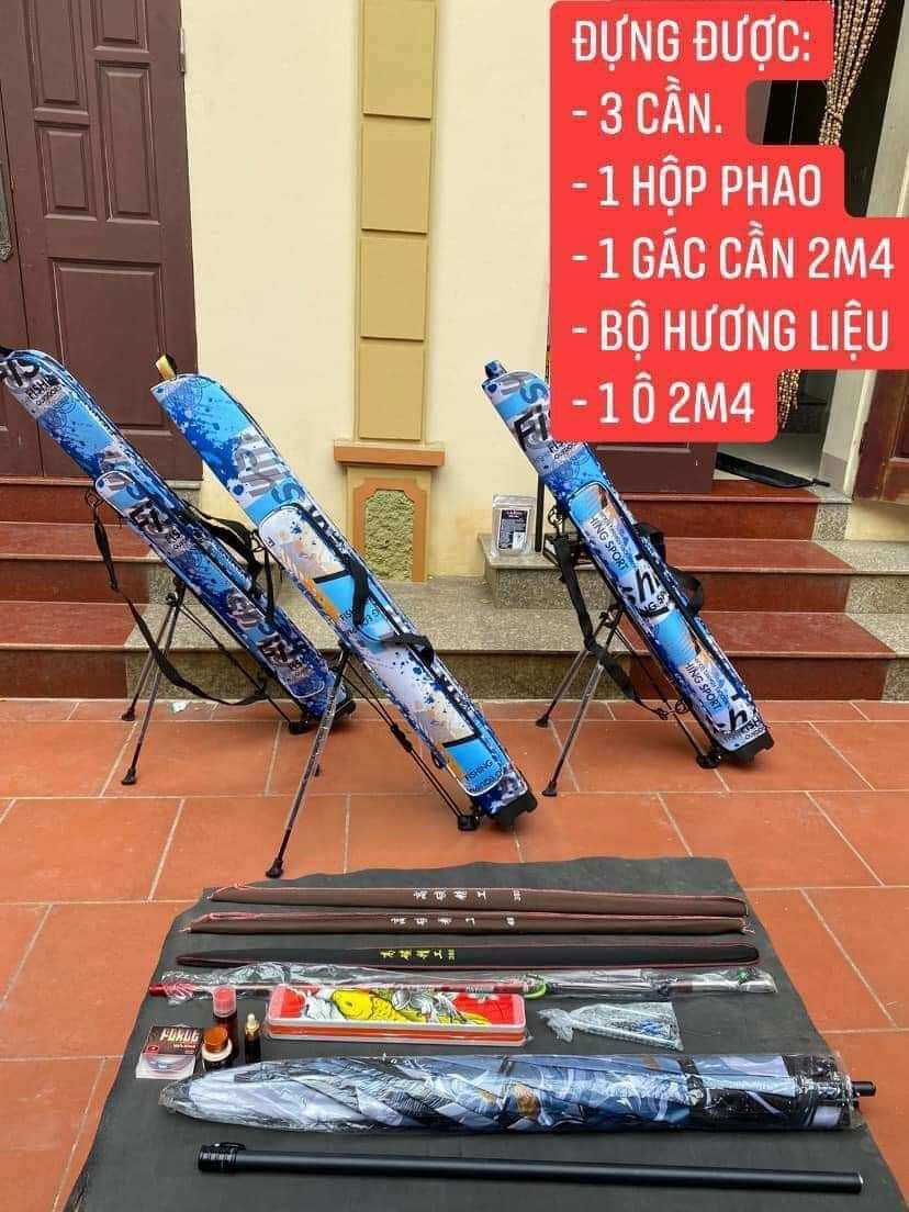 Bao đựng cần câu cá Loang Đại Dương 2 ngăn