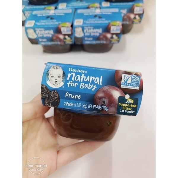 Mận đen nghiền GERBER Mỹ - hàng Air (8/22) có bill nhập