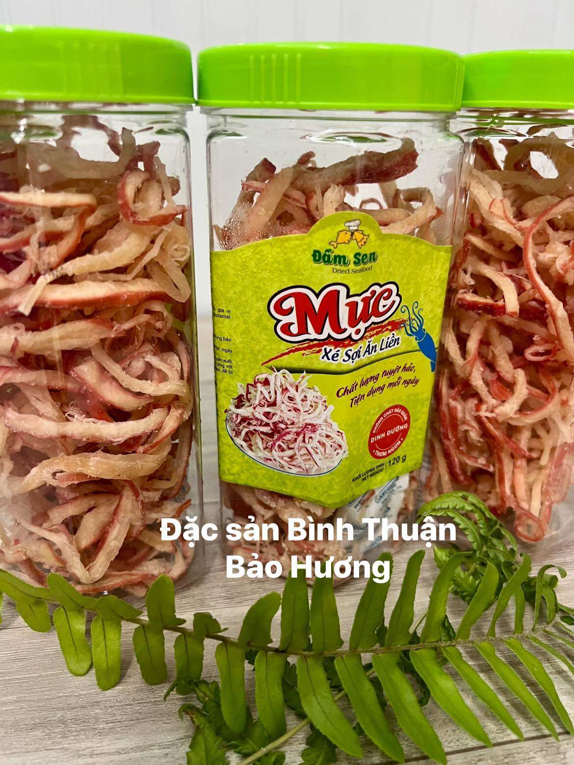 Mực xé sợi ăn liền - Đầm Sen ( 120 gam )