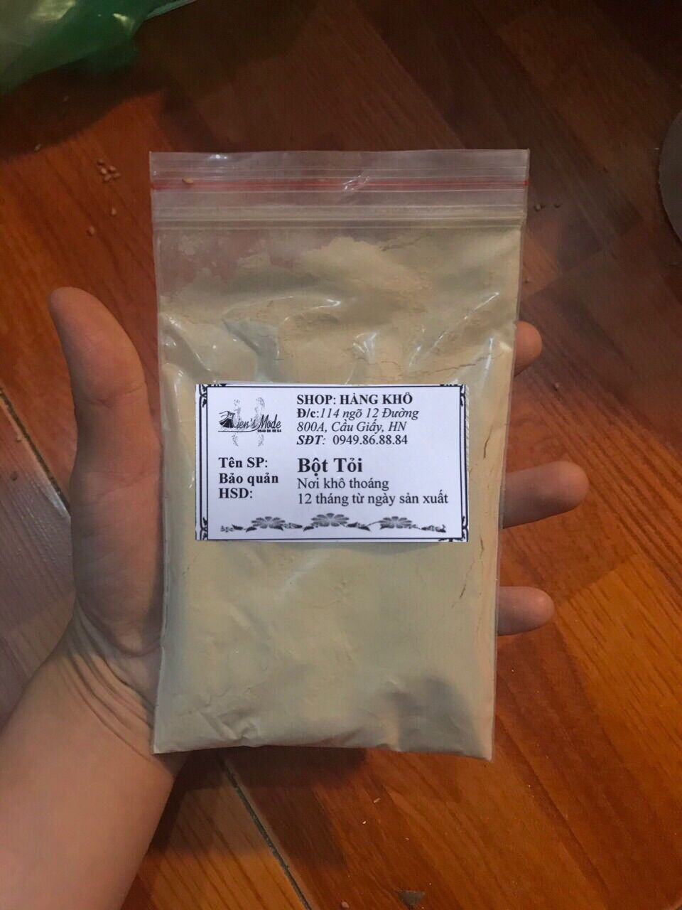 100gr bột tỏi xay