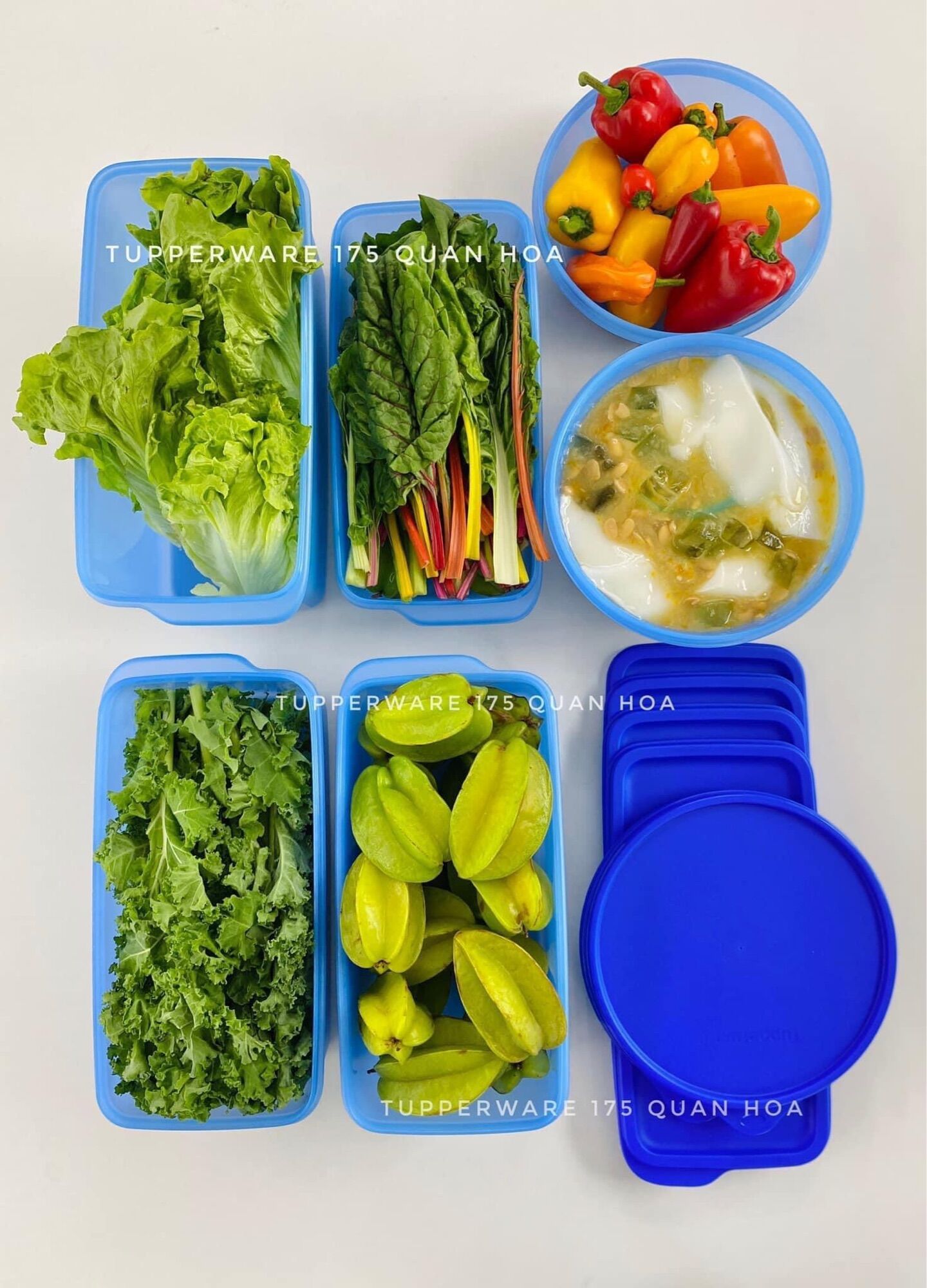 Bộ Trữ Mát Freshia 6 Hộp Tupperware