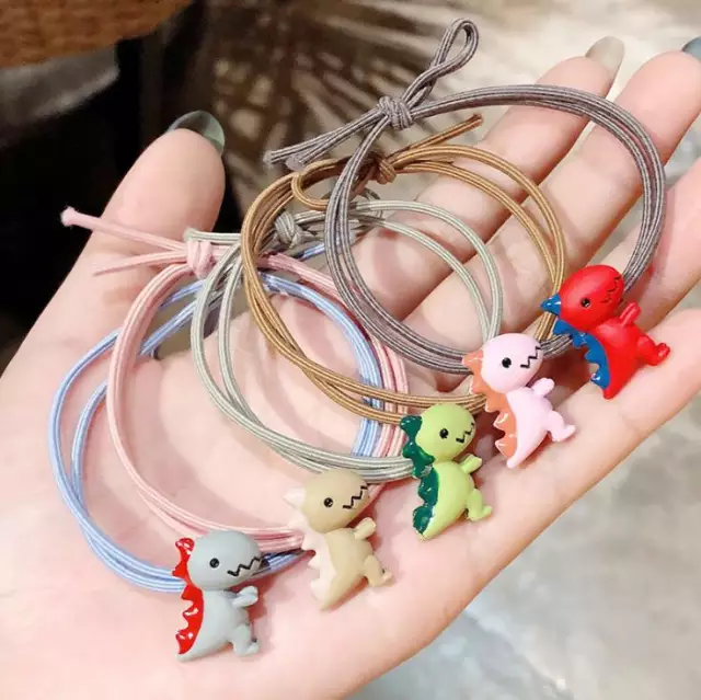 Dây buộc tóc khủng long ( 5 sợi)