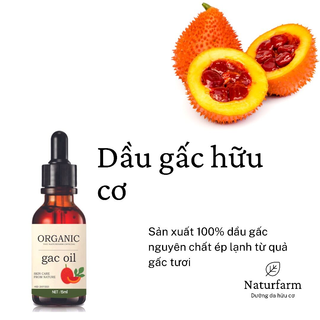 Dầu gấc 100% nguyên chất hữu cơ 15ML