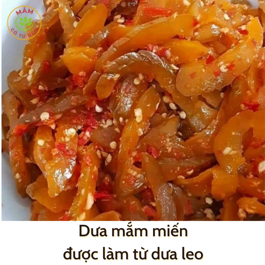 dưa mắm miến [ngon giòn thơm] 500g