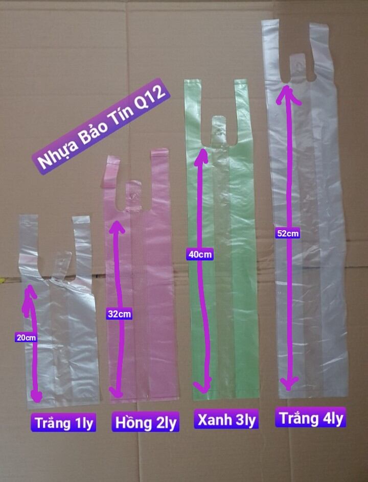 [HCM]1kg Túi xốp đựng ly, đựng bánh mì CHỌN 1 TRONG 4 LOẠI (1ly 2ly 3ly 4ly)
