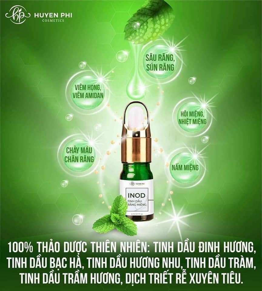 Tinh dầu răng miệng khử mùi hôi miệng Inod