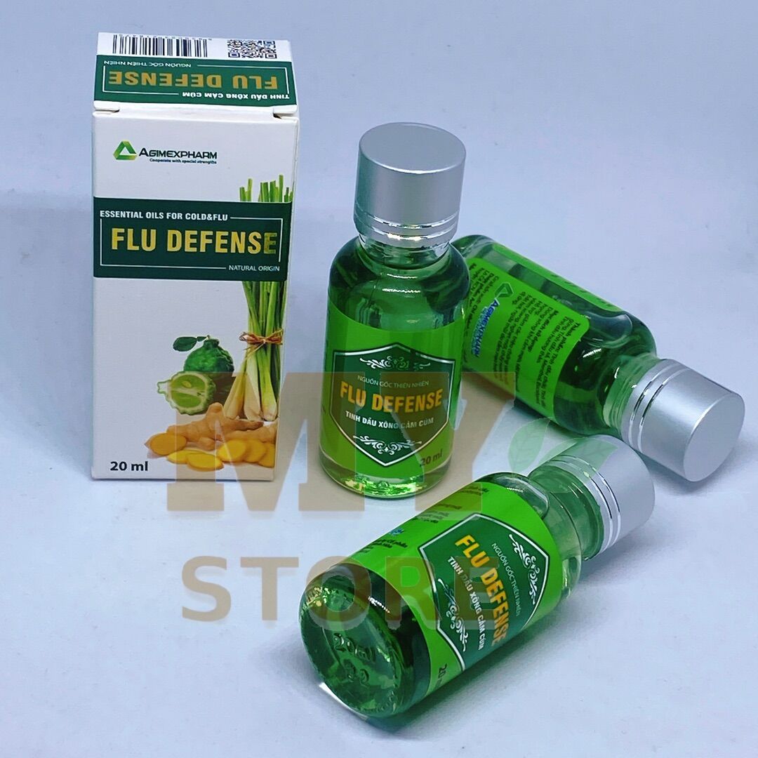 (Chính Hãng) Tinh Dầu Xông Cảm Cúm Flu Denfense 20ml