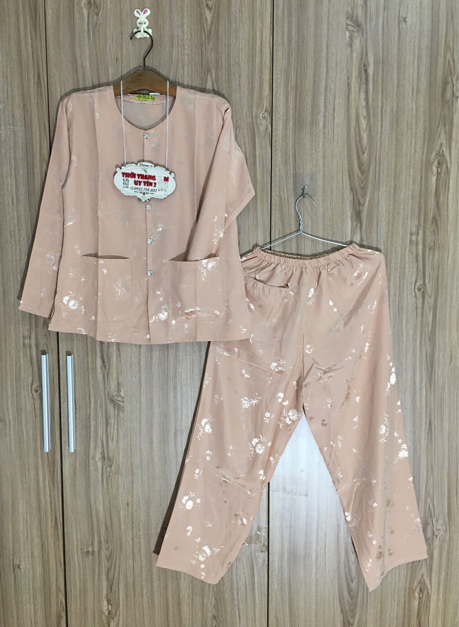 Đồ bộ phi bóng tay dài cho mẹ,cho bà, đồ bộ bà ba