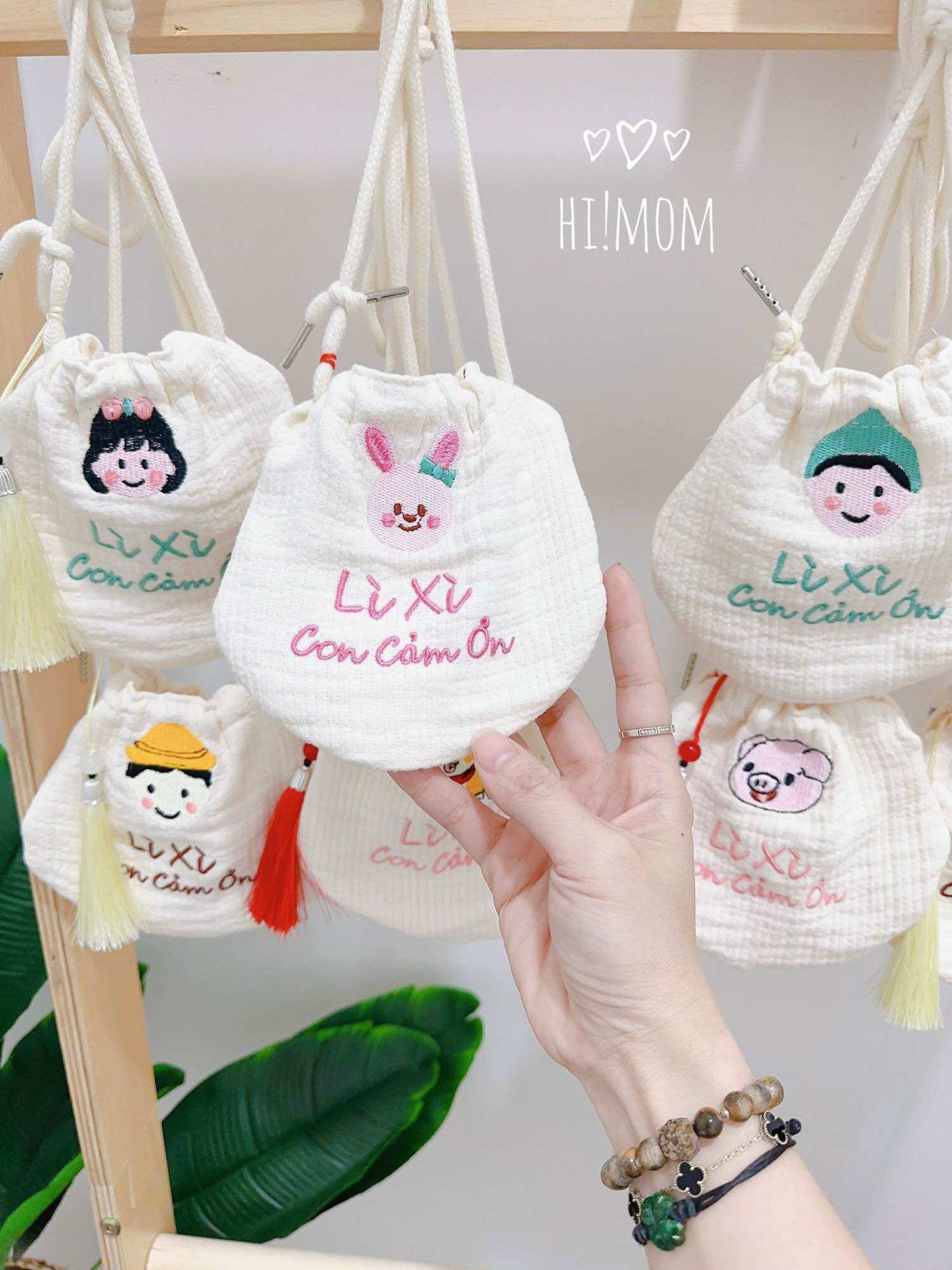 Túi Lì Xì Bé Trai Bé Gái Diện Tết