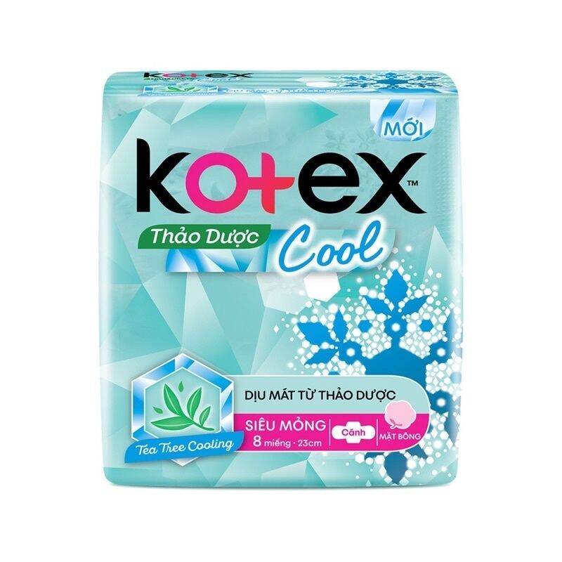 Băng Vệ Sinh Kotex Thảo Dược Cool 8 miếng