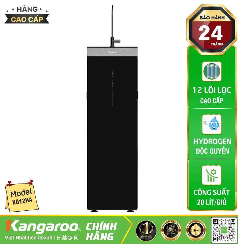MÁY LỌC NƯỚC KANGAROO HYDROGEN KG12HA - 12 LÕI LỌC