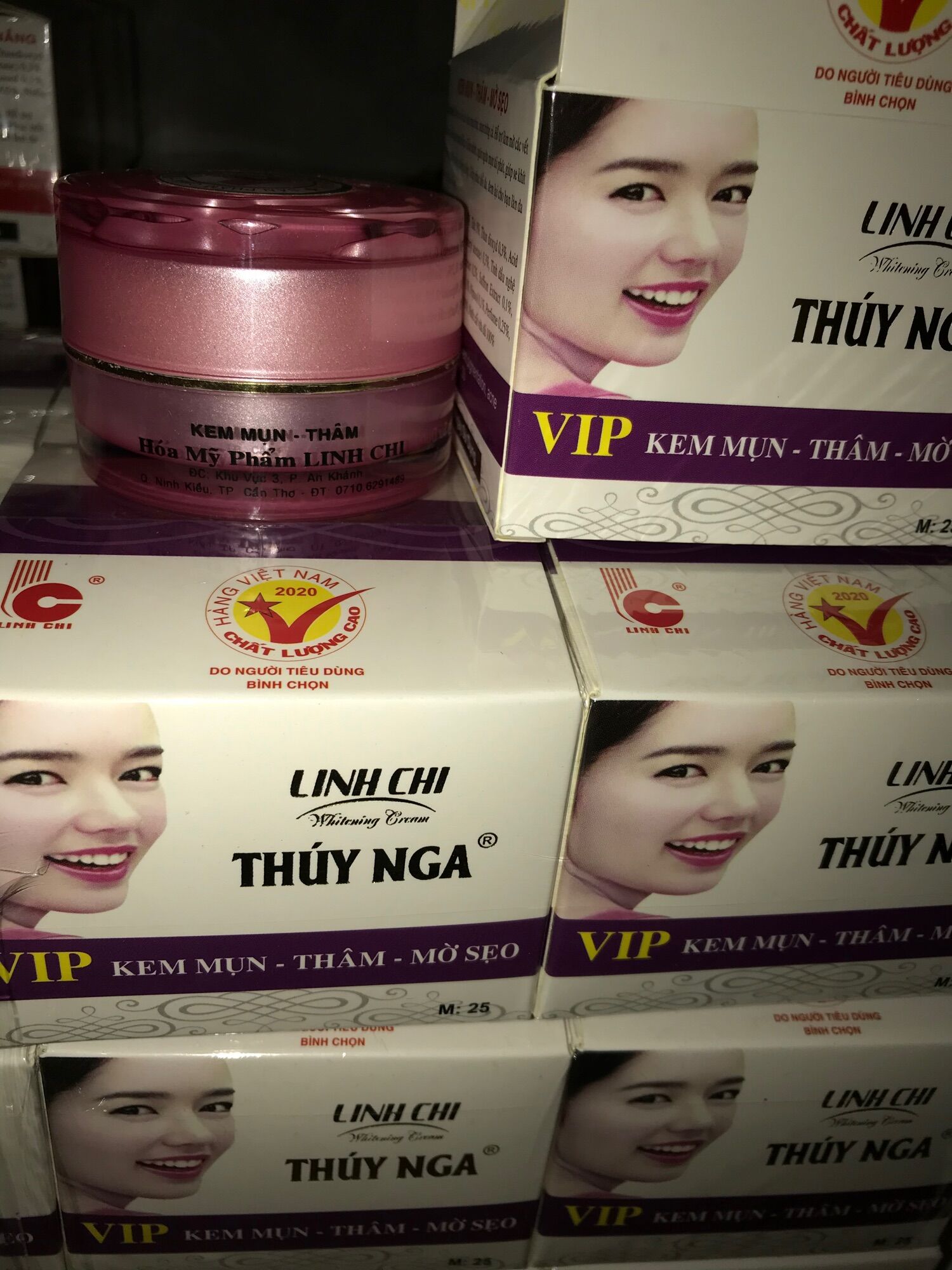 Kem mụn thâm mờ sẹo 9g LINH CHI