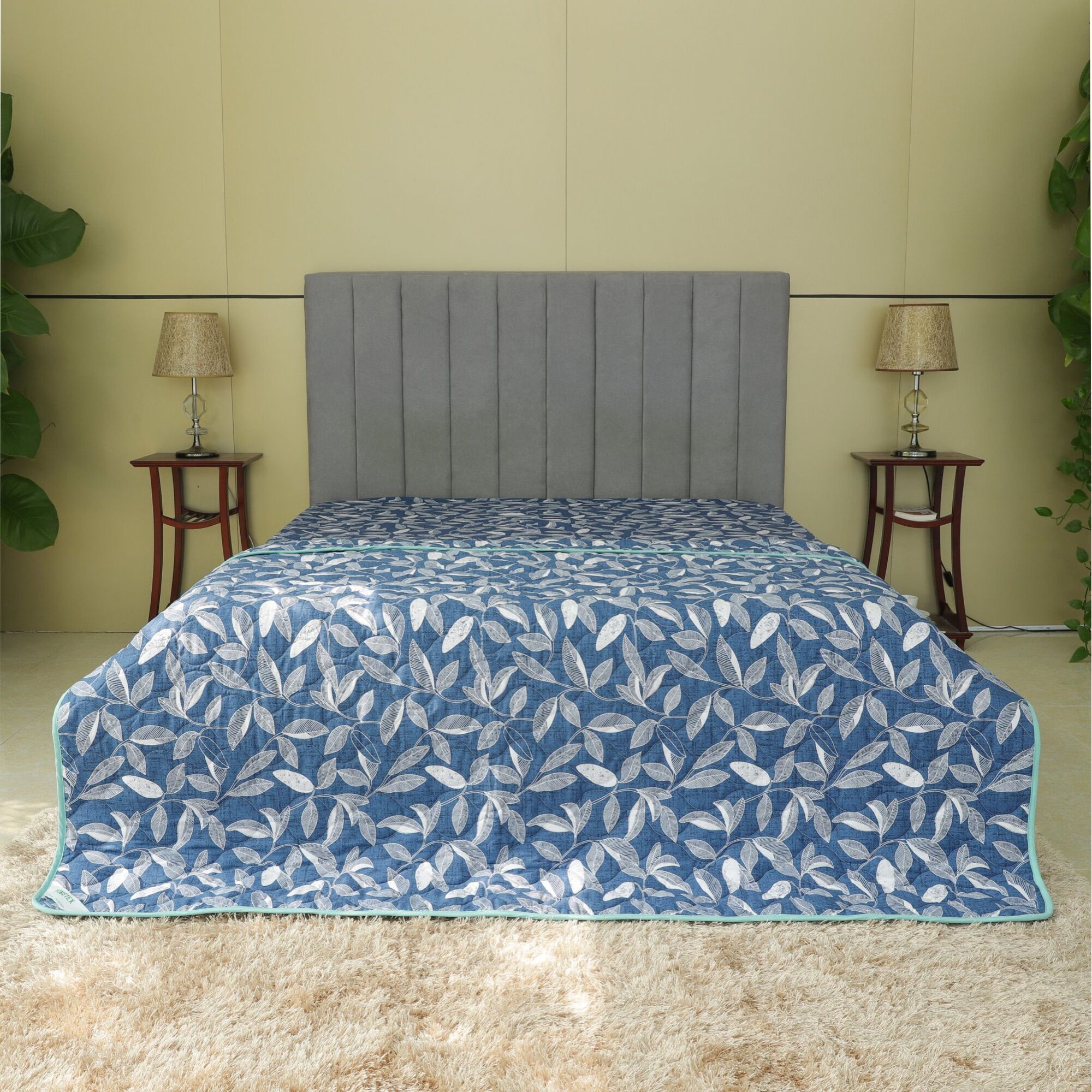 Mền chần gòn, chăn chần gòn 160x200 , 180x200 cotton in hoa
