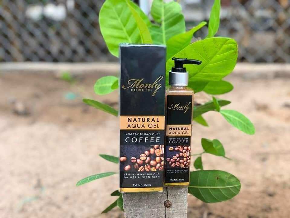 gel tẩy da chết cafe monly 250ml