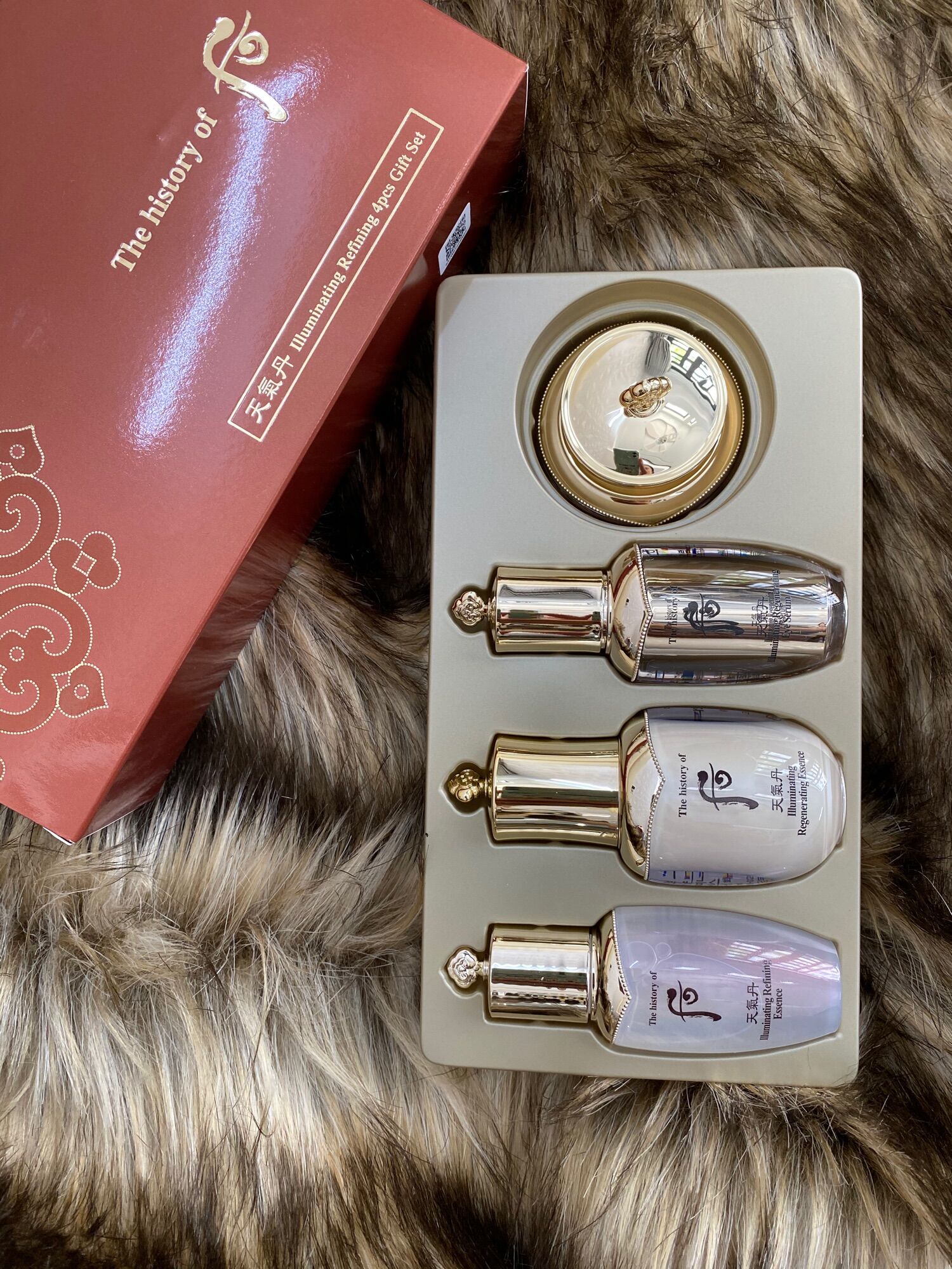 Bộ set tái sinh da siêu hót whoo radiant 4 món