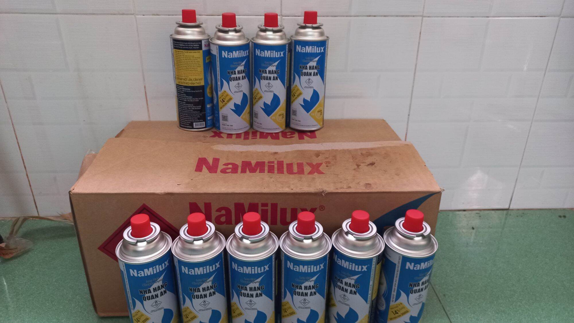 Combo 6 lon gas namilux hàn quốc klt.350g