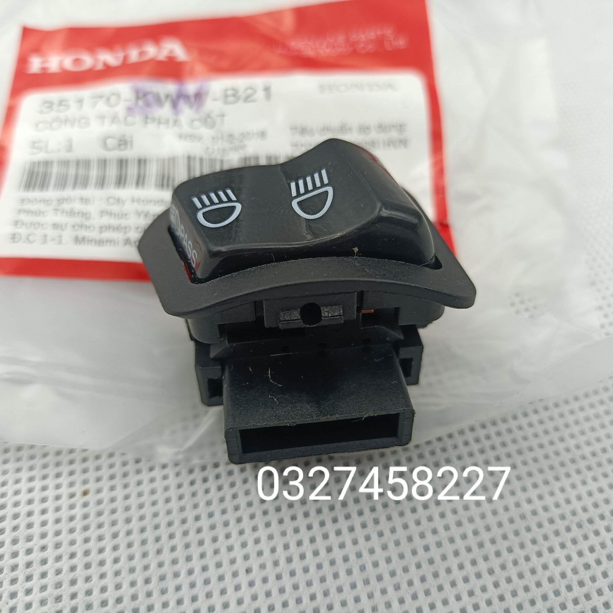 Nút công tắc passing pha cos xe WAVE ,FUTURE 125 , SH zin honda