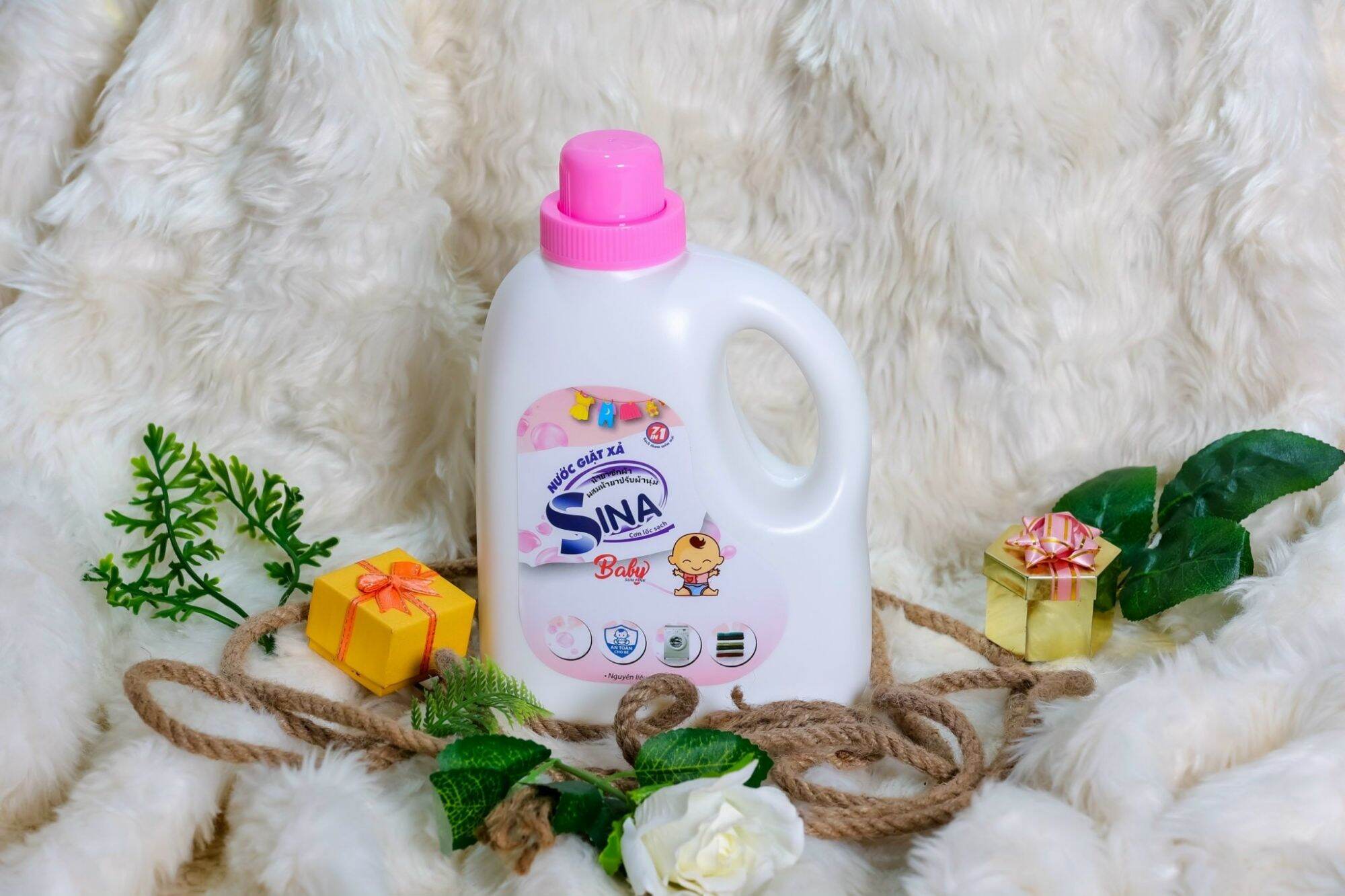 Nước giặt xả baby 7 in 1 - sina
