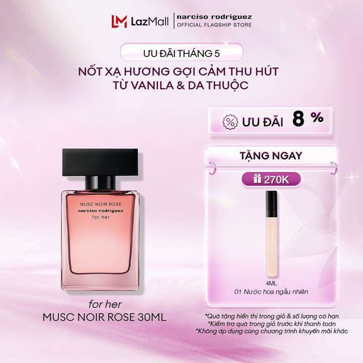 Nước Hoa Narciso Rodriguez Musc Noir Rose For Her Eau De Parfum 30ml