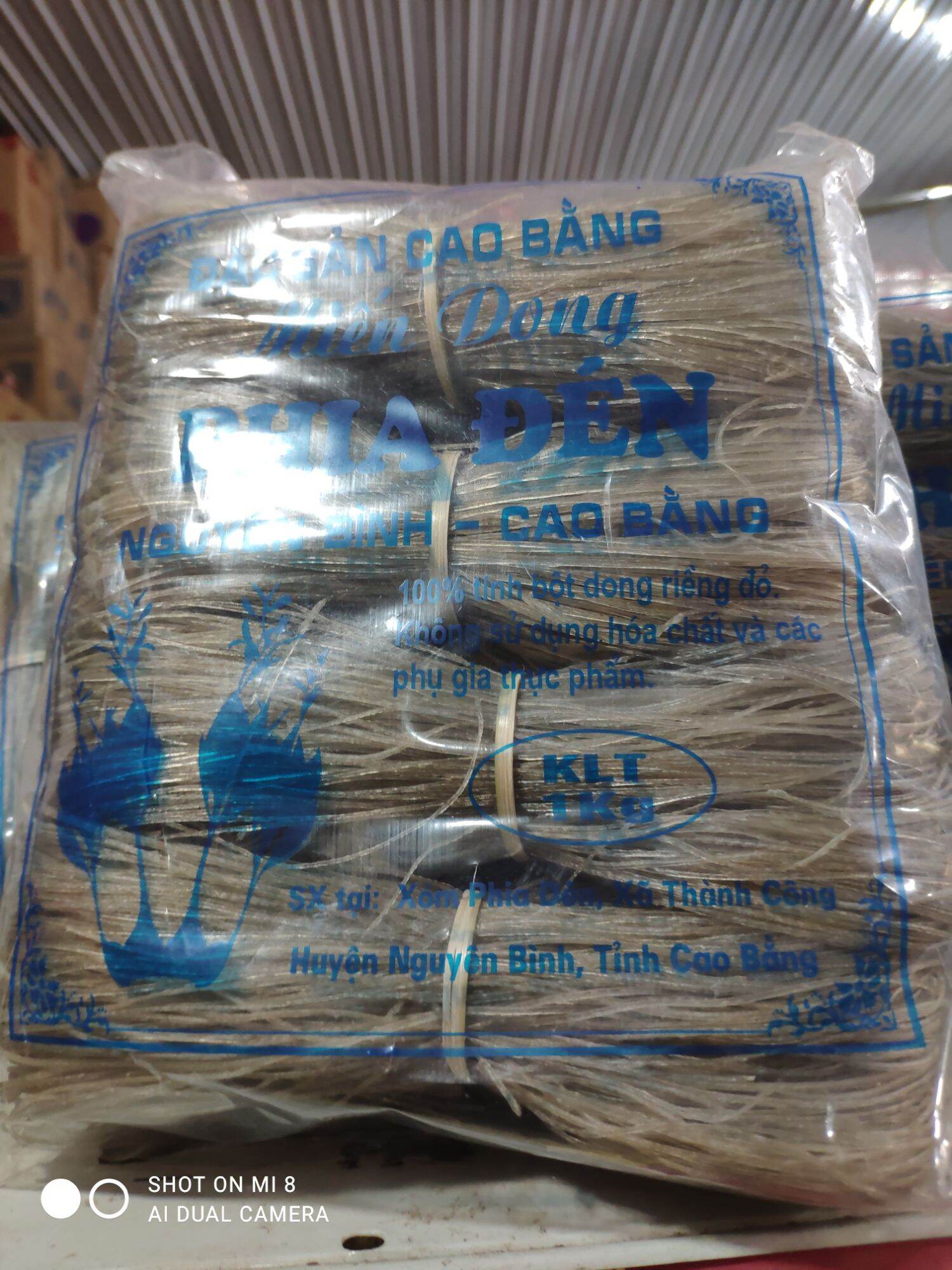Miến dong Phia - đén Cao Bằng túi 1kg