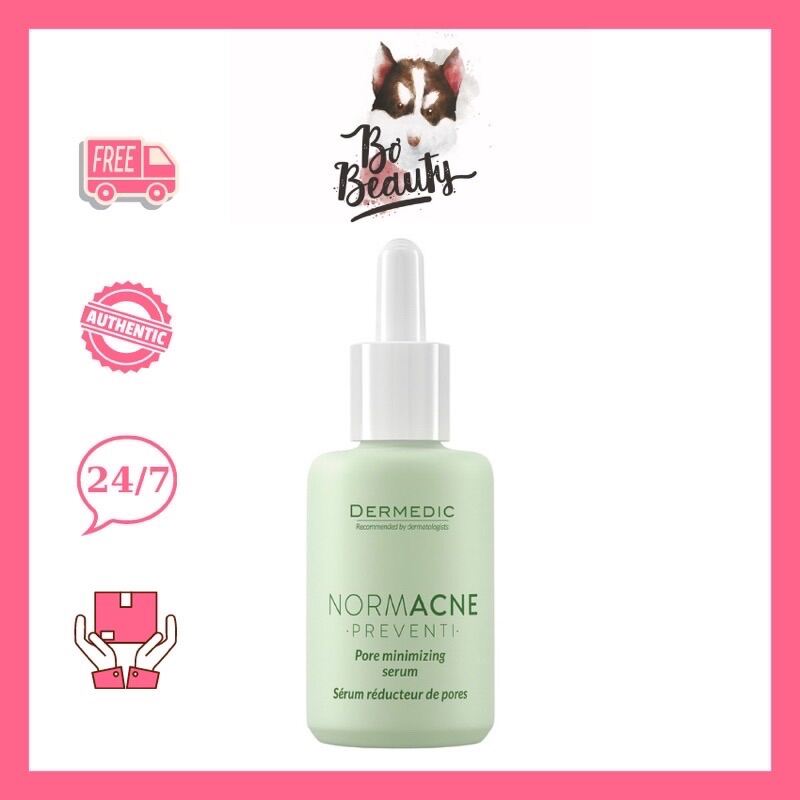 [Freeship]Serum Se Khít Lỗ Chân Lông Cho Da Dầu Dermedic Normacne Preventi Pore Minimising