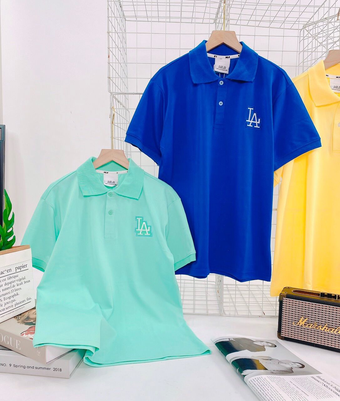 Áo thun phông MLB Polo Rainbow Unisex