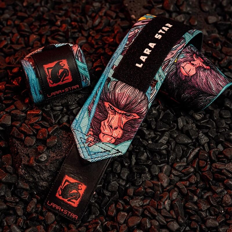 Laura Star American Style Fitness Wristband for Men Pressure Resistance Tiger Year Fitness Wrist Sup