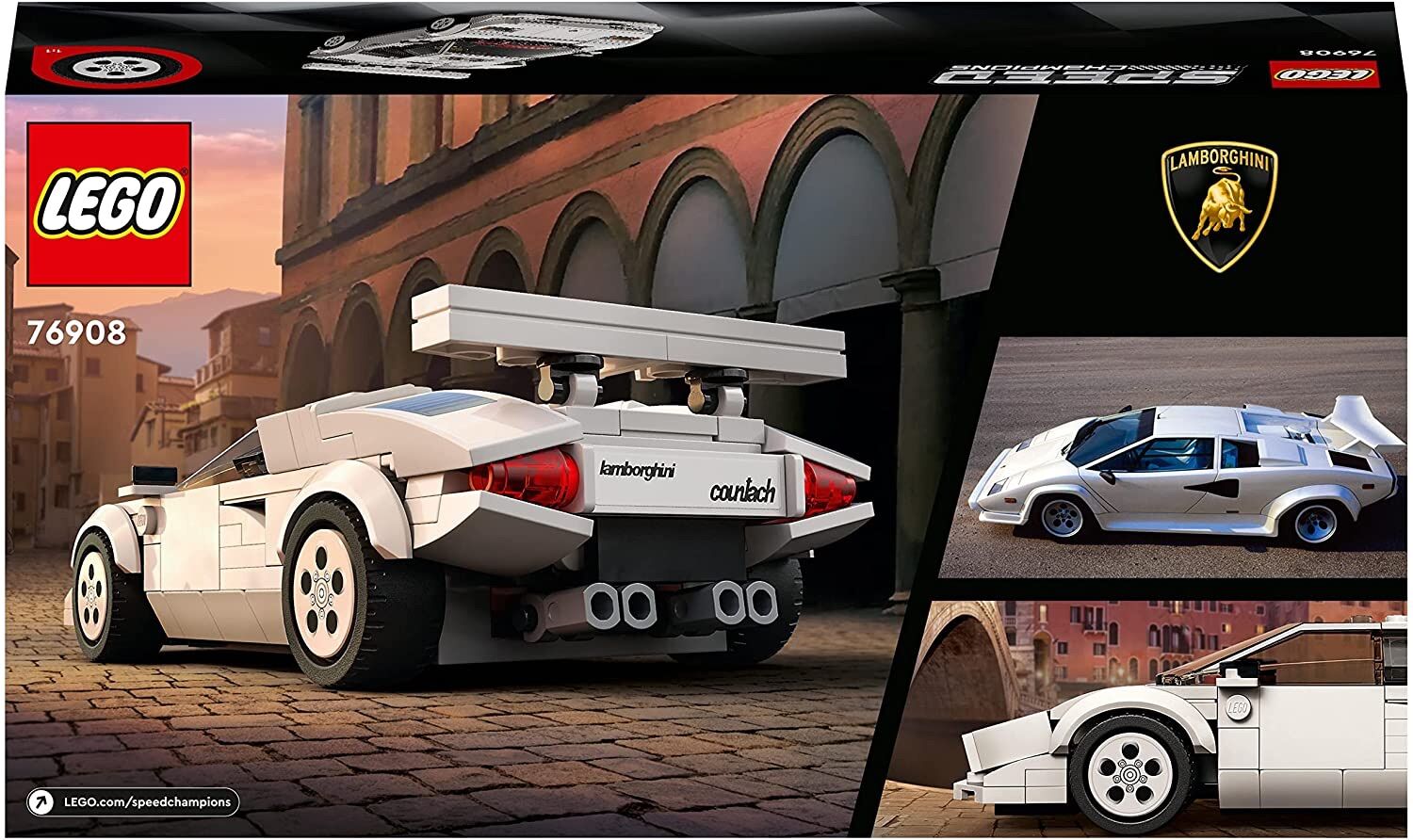 [HAPPY BRICKS] LEGO  SPEED CHAMPIONS - 76908 - LAMBORGHINI COUNTACH