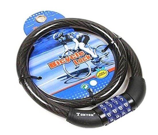 [HCM]Khóa dây xe đạp 4 số Chính hãng TONYON [ đổi được mã ]