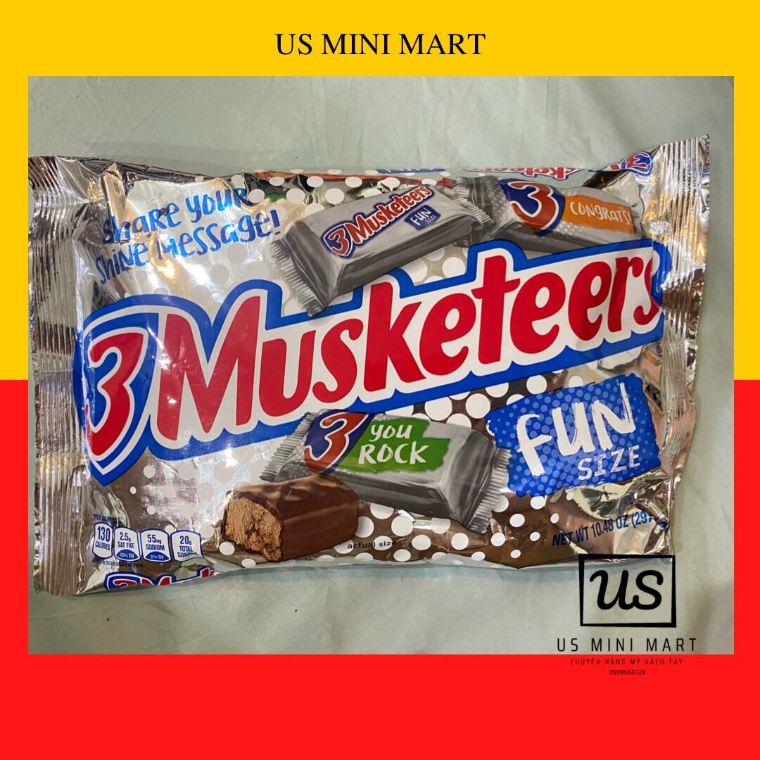 Chocolate 3 Musketeers fun size ,297g