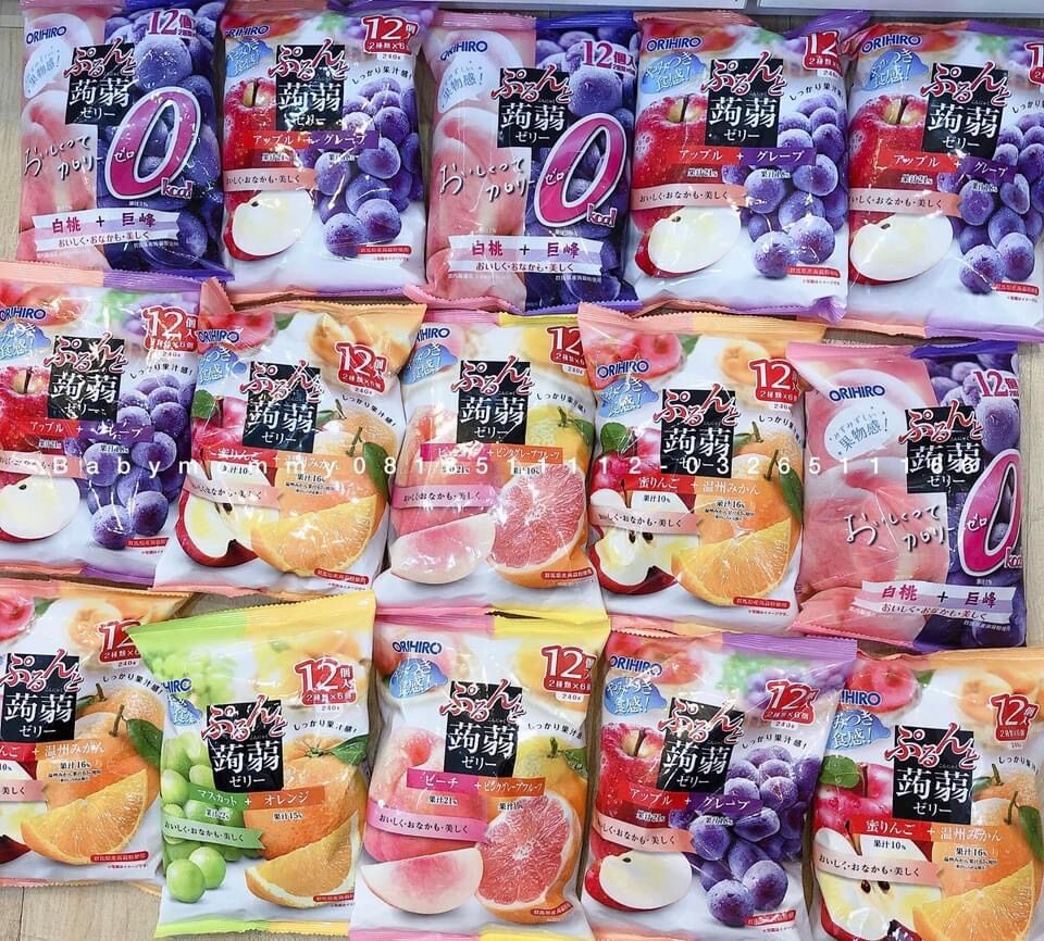 Combo 2 Gói Thạch Rau Câu Trái Cây Nhật Mix Vị