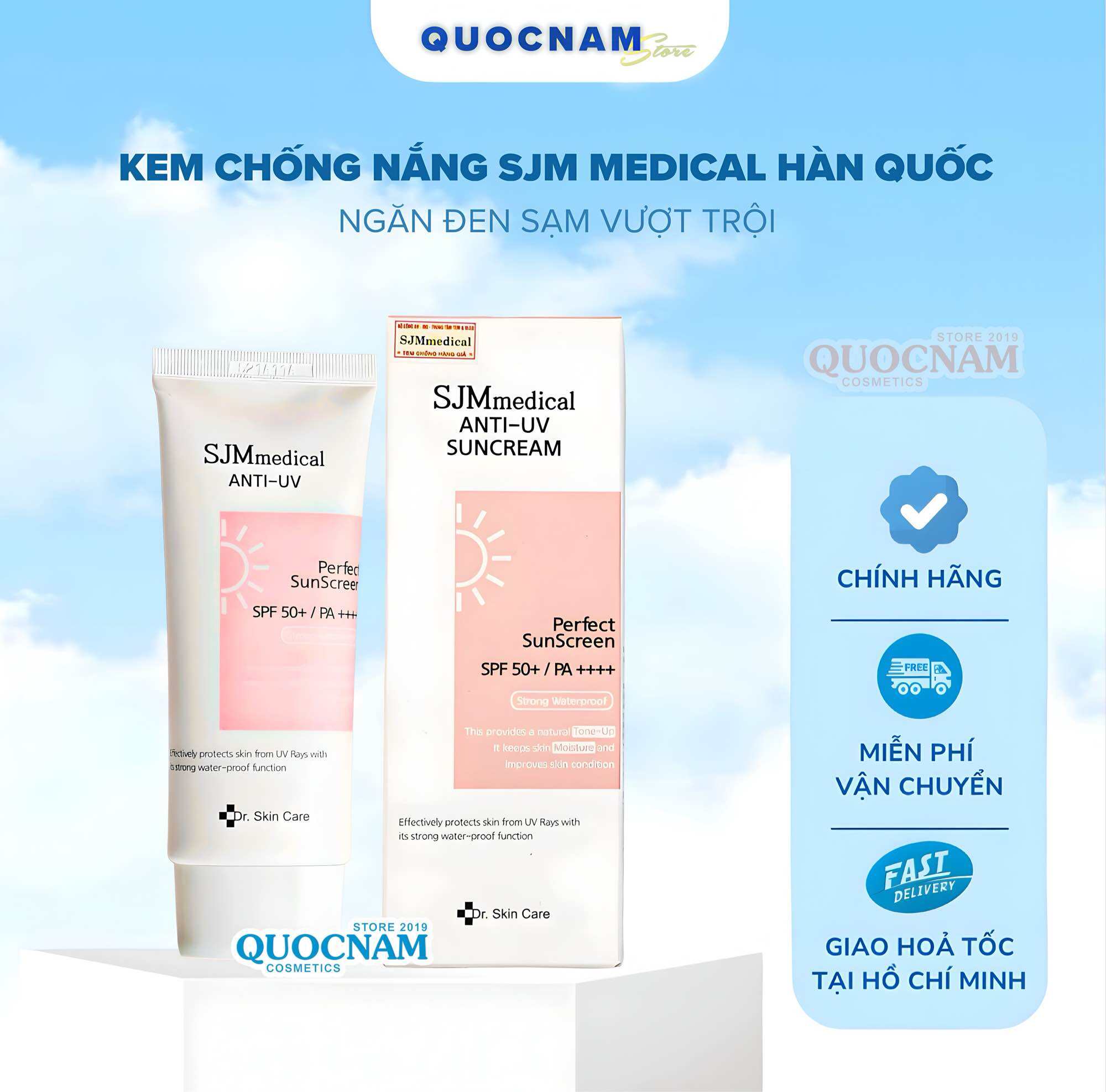Kem chống nắng SJM Medical Anti UV 60g
