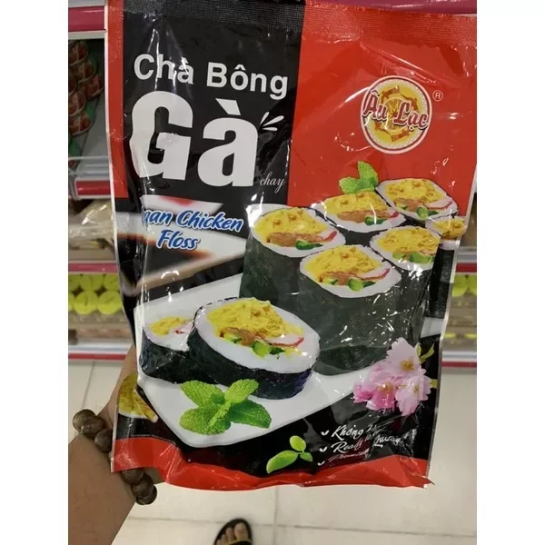 CHÀ BÔNG GÀ CHAY ÂU LẠC TÚI 500G