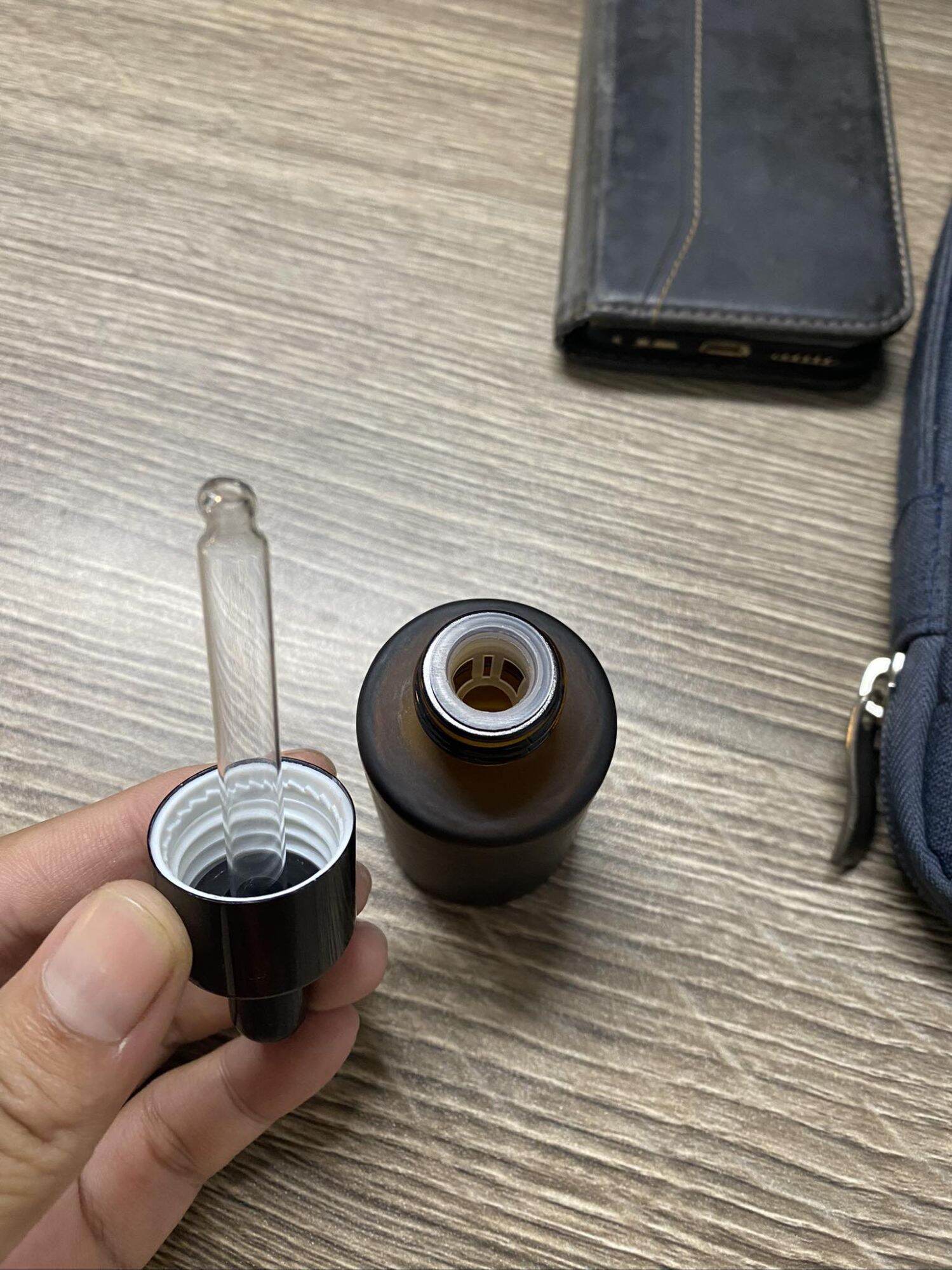 (COMBO 5)CHAI CHIẾT SERUM,MỸ PHẨM 20GR ( MÀU NÂU)